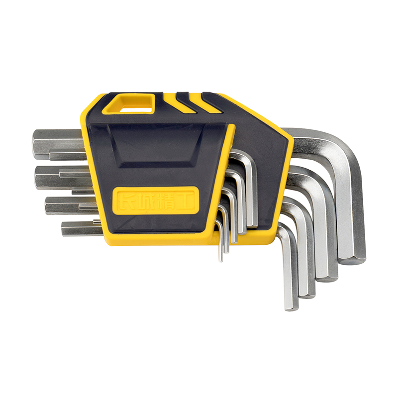 9pcs 塑插亞光平頭標(biāo)準(zhǔn)內(nèi)六角扳手組套