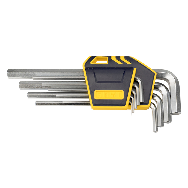 9pcs 塑插亞光平頭加長內(nèi)六角扳手組套