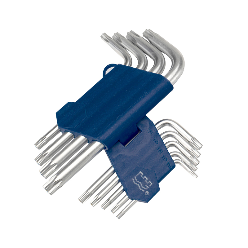 9pcs 亞光花型標準內(nèi)六角扳手組套