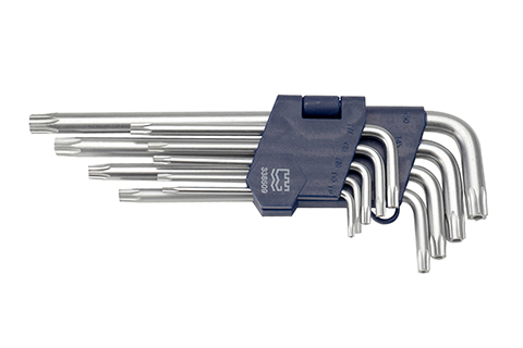 9pcs 亞光花型加長內(nèi)六角扳手組套