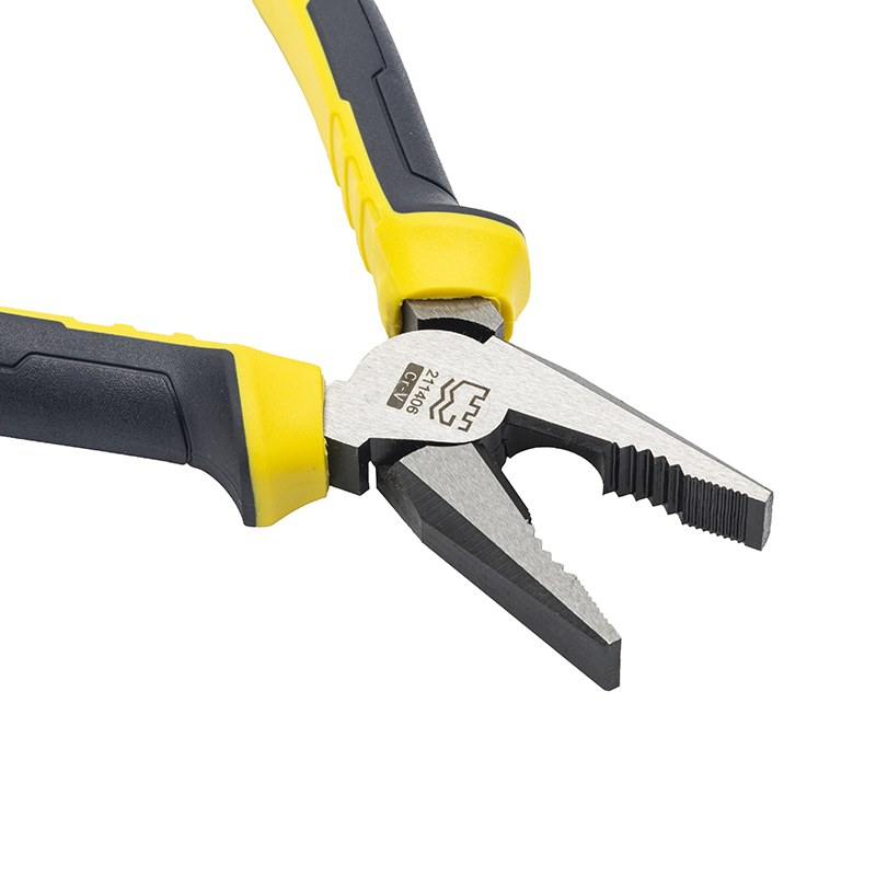 Great Wall Industrial-Grade German-Style Bi-Color Handle Combination Pliers，Labor-Saving
