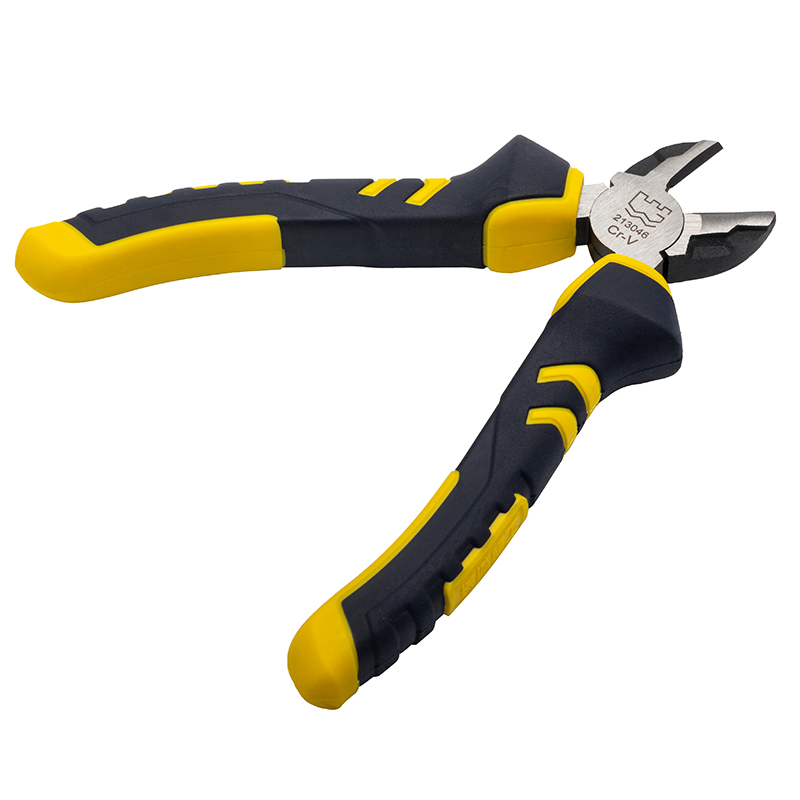 Great Wall Industrial-Grade German-Style Bi-Color Handle Diagonal Cutters Pliers，Labor-Saving