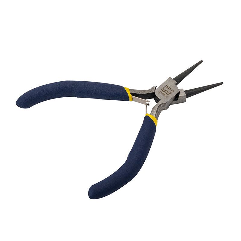 Great Wall American-Style Polished Mini Long Round Nose Pliers, Dip Handle