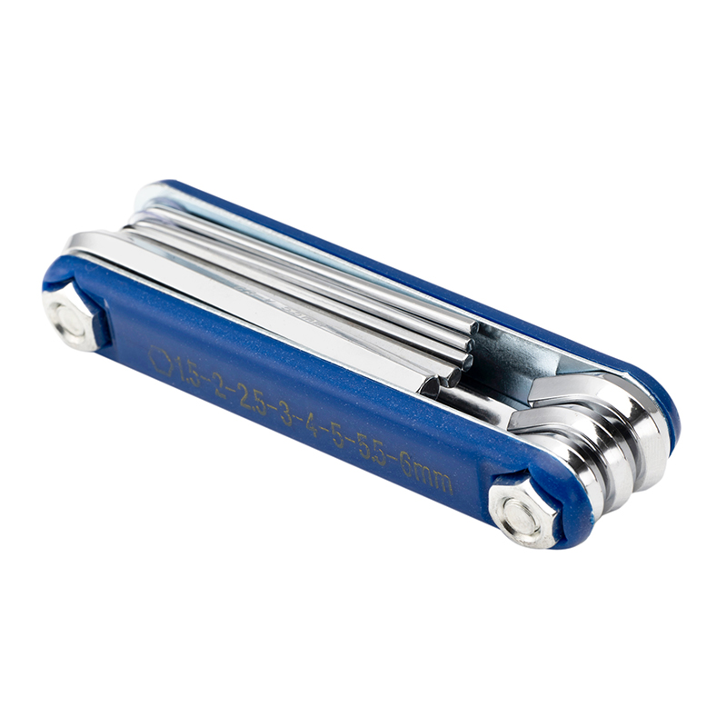 Great Wall 8-in-1 Chrome-Plated Foldable Hex Key Set